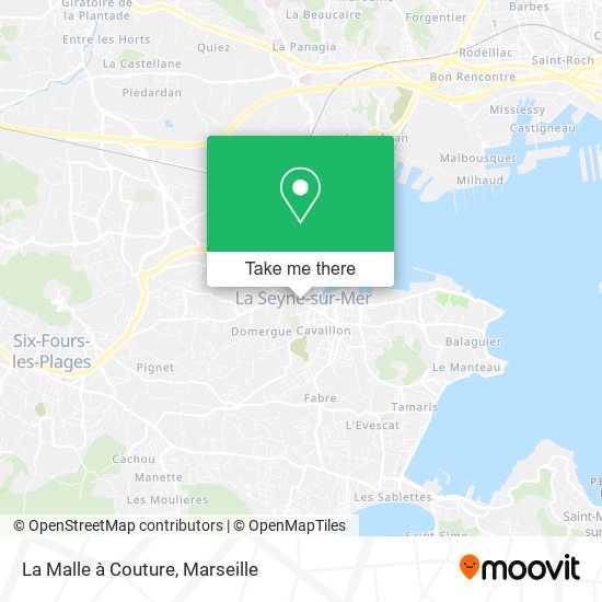 La Malle à Couture map