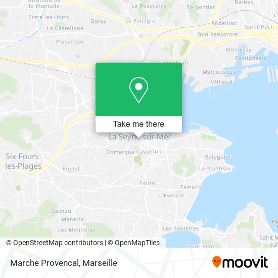Marche Provencal map