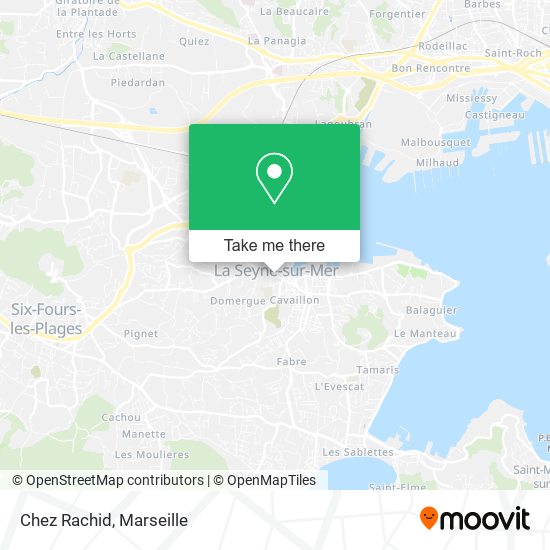 Chez Rachid map