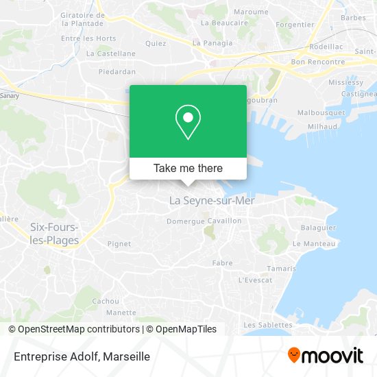 Entreprise Adolf map