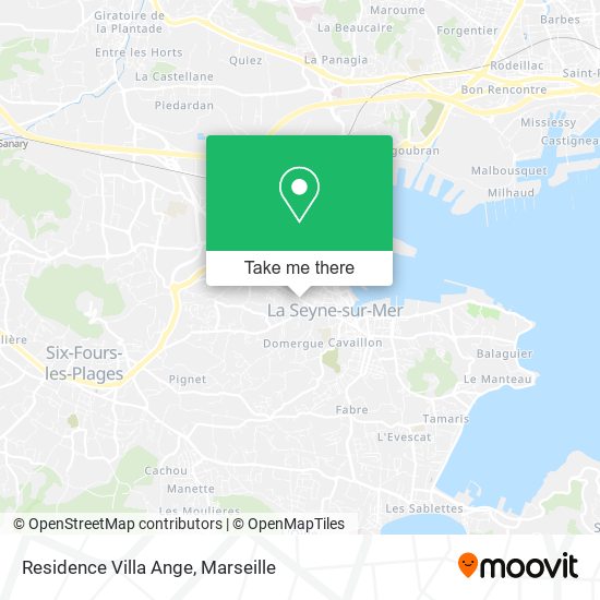 Residence Villa Ange map