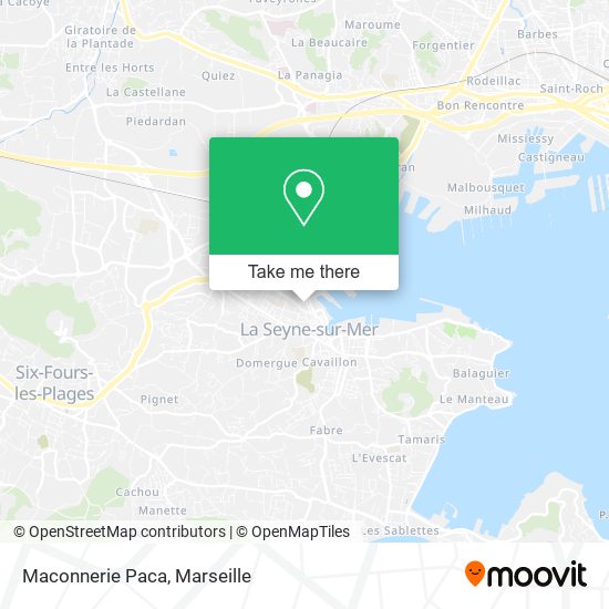 Maconnerie Paca map