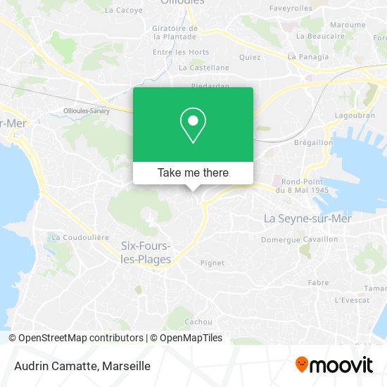 Audrin Camatte map