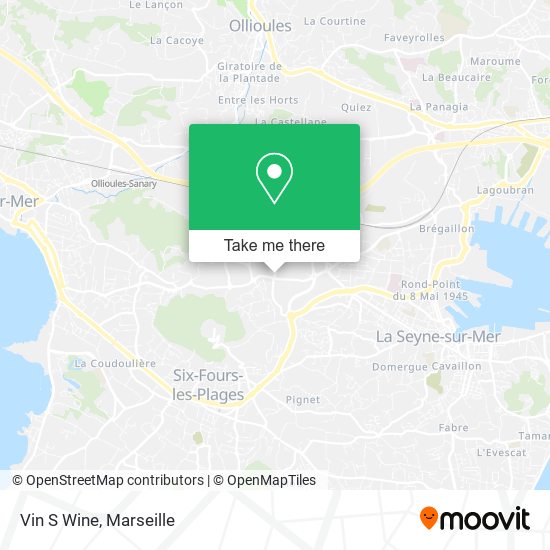 Vin S Wine map