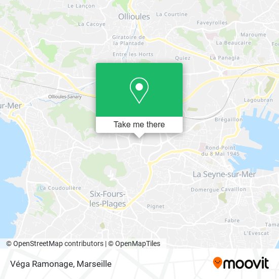 Véga Ramonage map