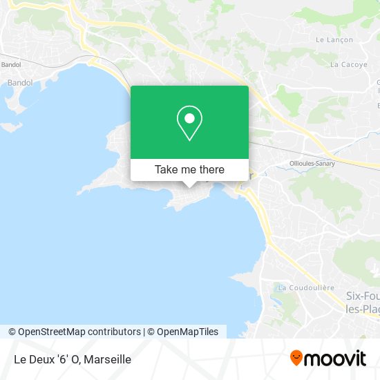Le Deux '6' O map