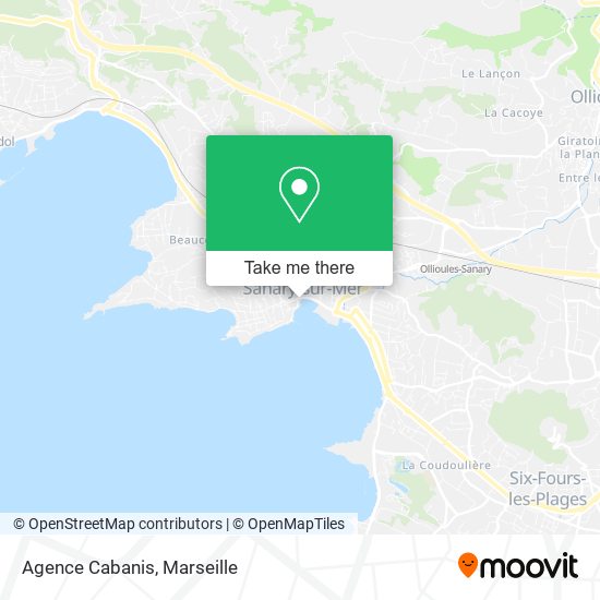 Agence Cabanis map
