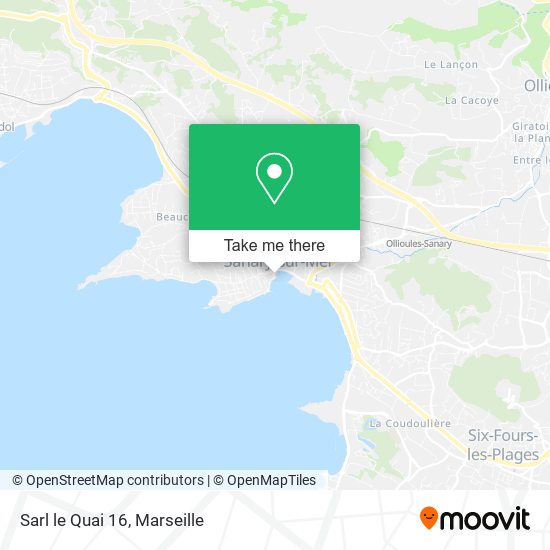 Sarl le Quai 16 map