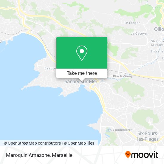 Maroquin Amazone map