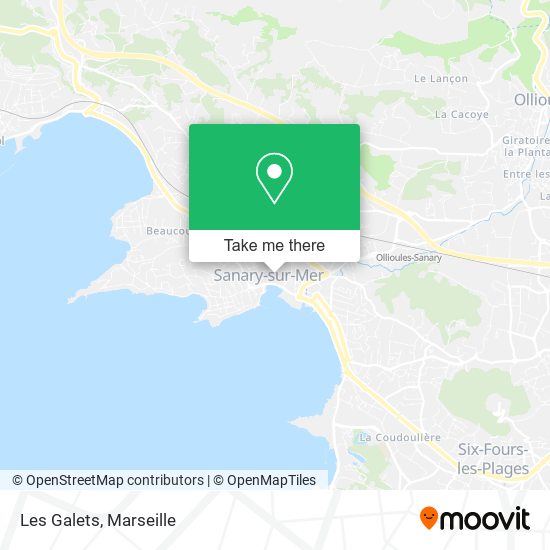 Les Galets map