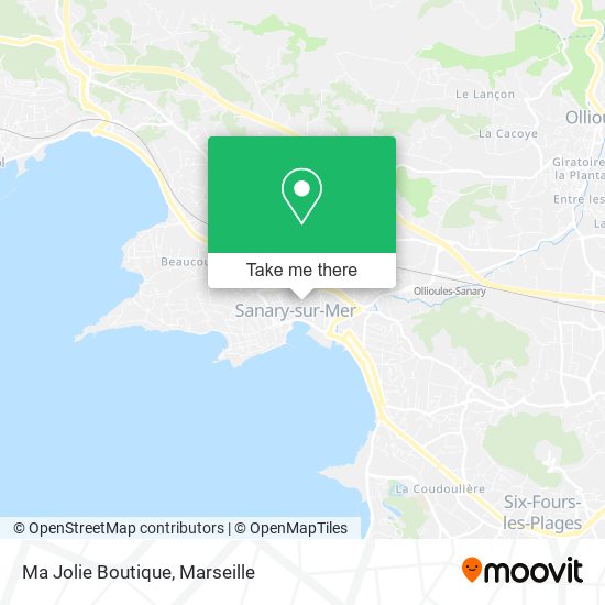 Ma Jolie Boutique map