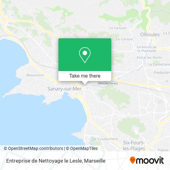Entreprise de Nettoyage le Lesle map