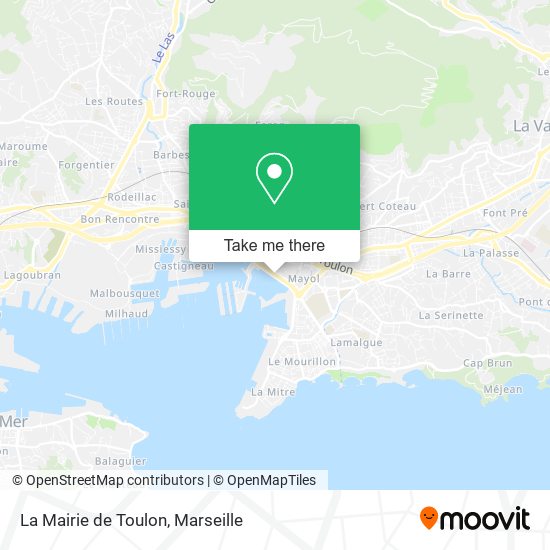La Mairie de Toulon map