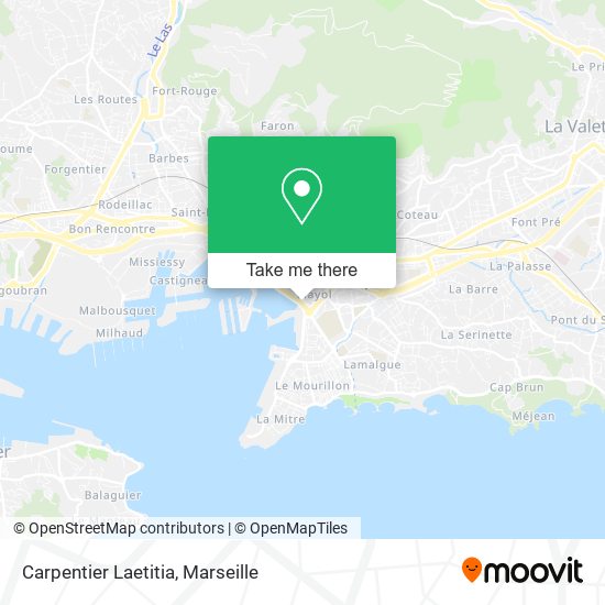 Carpentier Laetitia map
