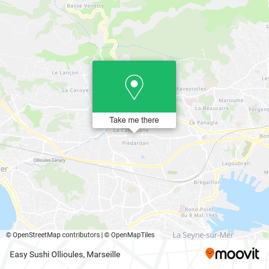 Easy Sushi Ollioules map