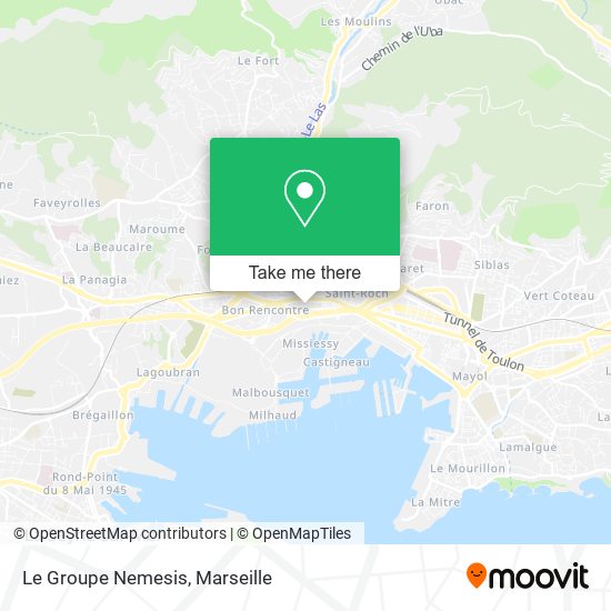 Le Groupe Nemesis map