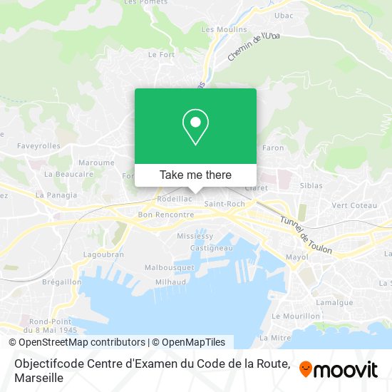 Objectifcode Centre d'Examen du Code de la Route map