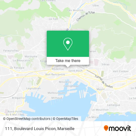 111, Boulevard Louis Picon map