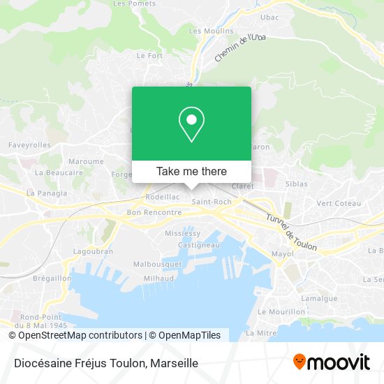Diocésaine Fréjus Toulon map
