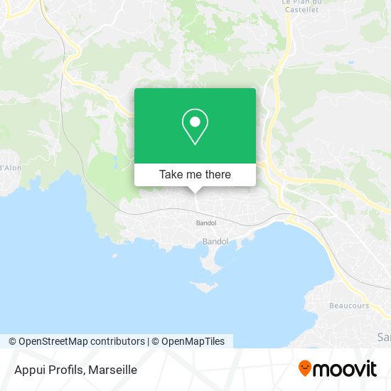 Appui Profils map
