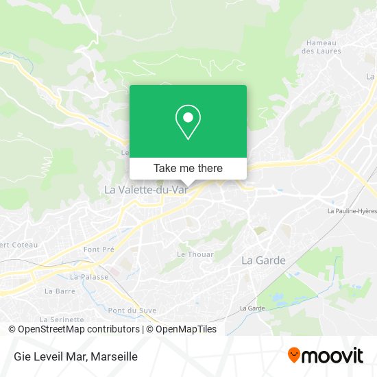 Gie Leveil Mar map