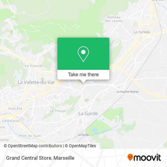 Grand Central Store map