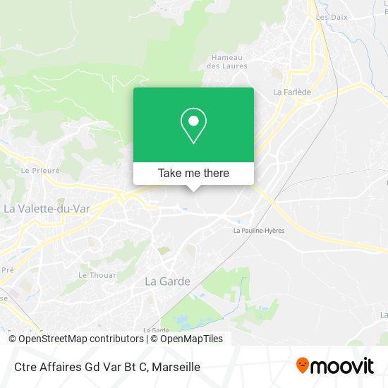 Ctre Affaires Gd Var Bt C map