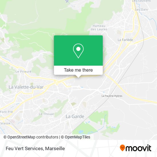 Mapa Feu Vert Services