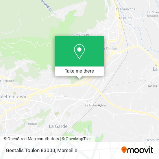 Gestalis Toulon 83000 map