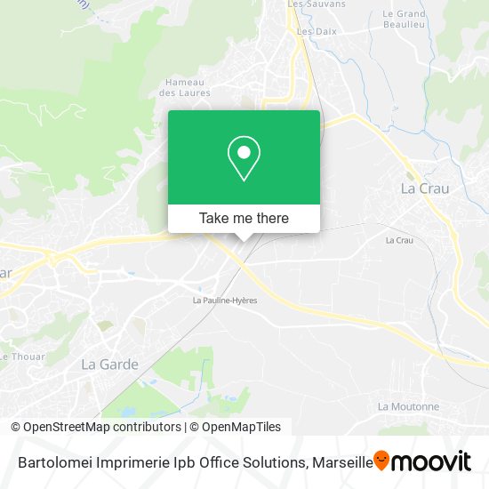 Bartolomei Imprimerie Ipb Office Solutions map