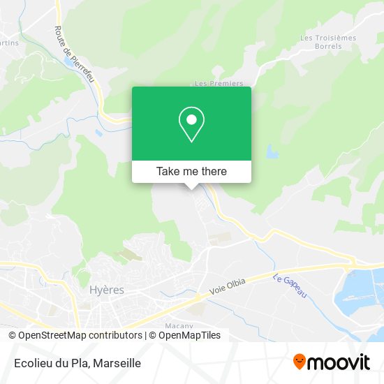 Ecolieu du Pla map