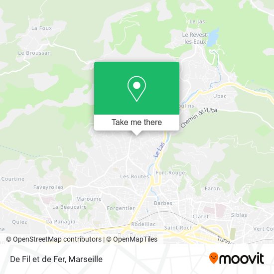 De Fil et de Fer map