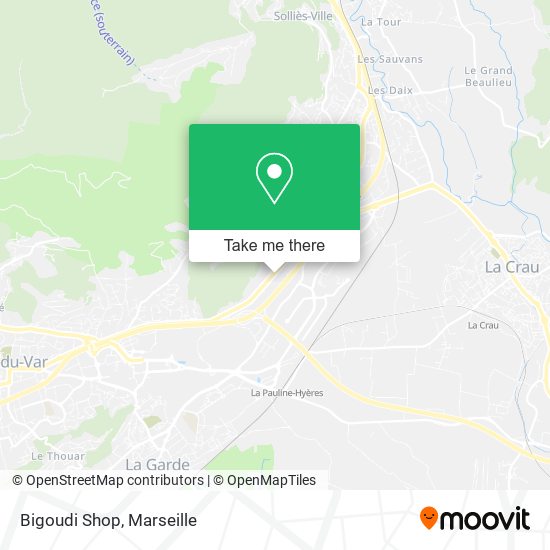 Bigoudi Shop map
