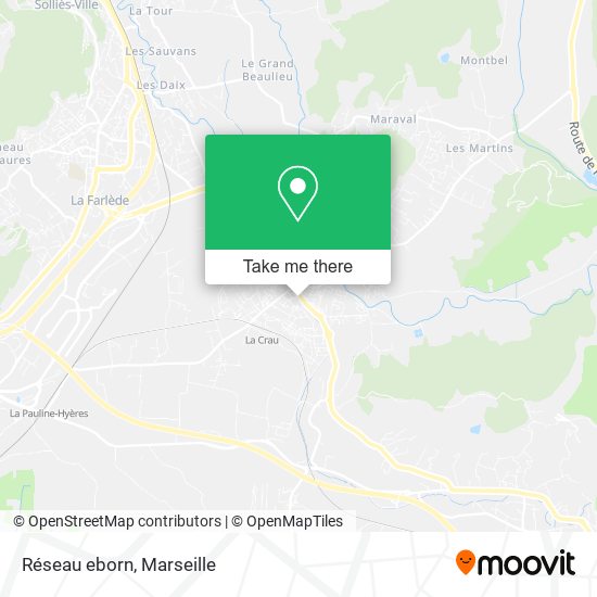 Réseau eborn map
