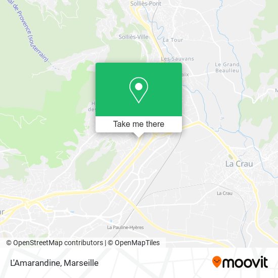 L'Amarandine map