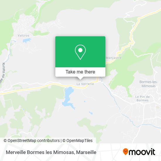 Merveille Bormes les Mimosas map