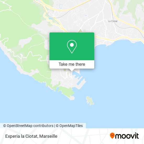 Mapa Experia la Ciotat