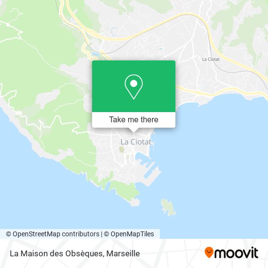La Maison des Obsèques map