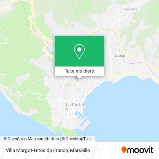 Villa Margot-Gîtes de France map