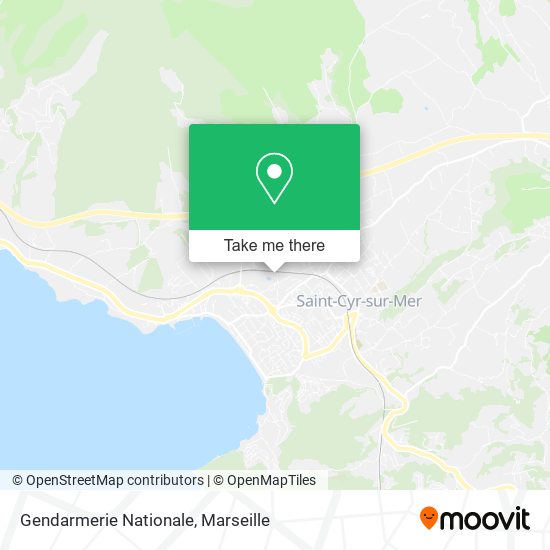 Mapa Gendarmerie Nationale