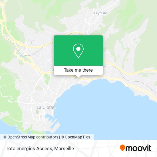 Totalenergies Access map