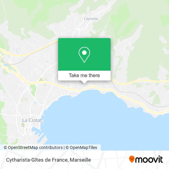 Cytharista-Gîtes de France map