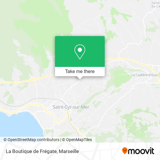 La Boutique de Frégate map