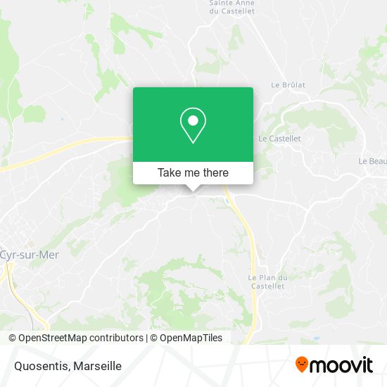 Quosentis map