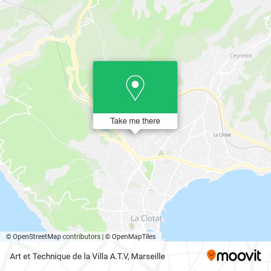 Art et Technique de la Villa A.T.V map