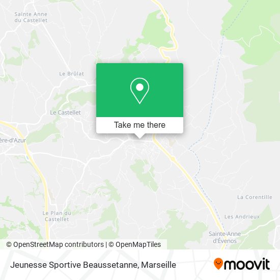 Jeunesse Sportive Beaussetanne map
