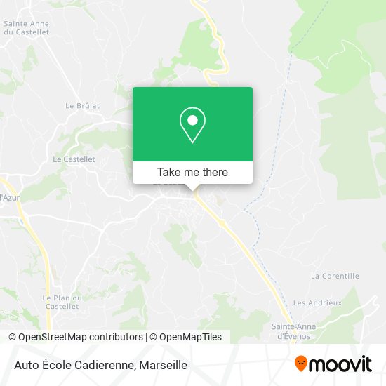Auto École Cadierenne map