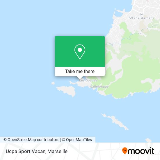 Ucpa Sport Vacan map