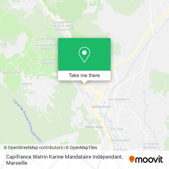 Capifrance Watrin Karine Mandataire Indépendant map