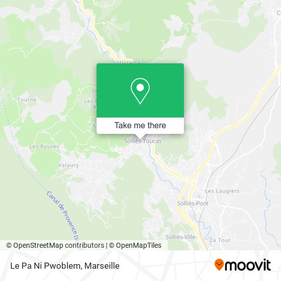 Le Pa Ni Pwoblem map